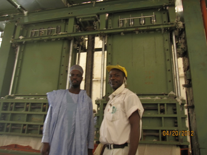 棉花打包机在尼日利亚