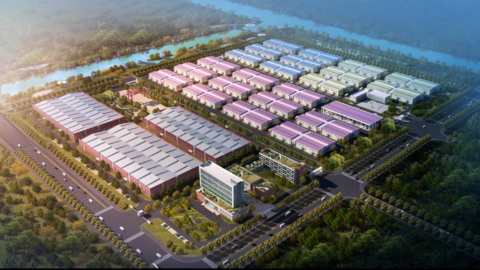 新厂区鸟瞰图